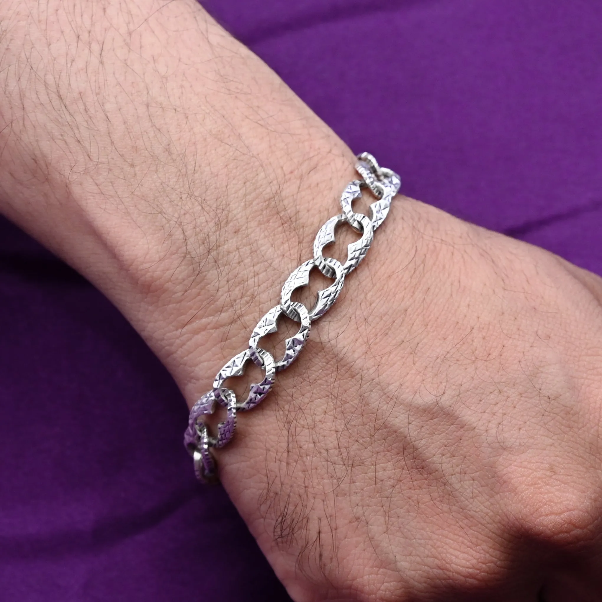 925 Sterling Silver Chain Bracelet