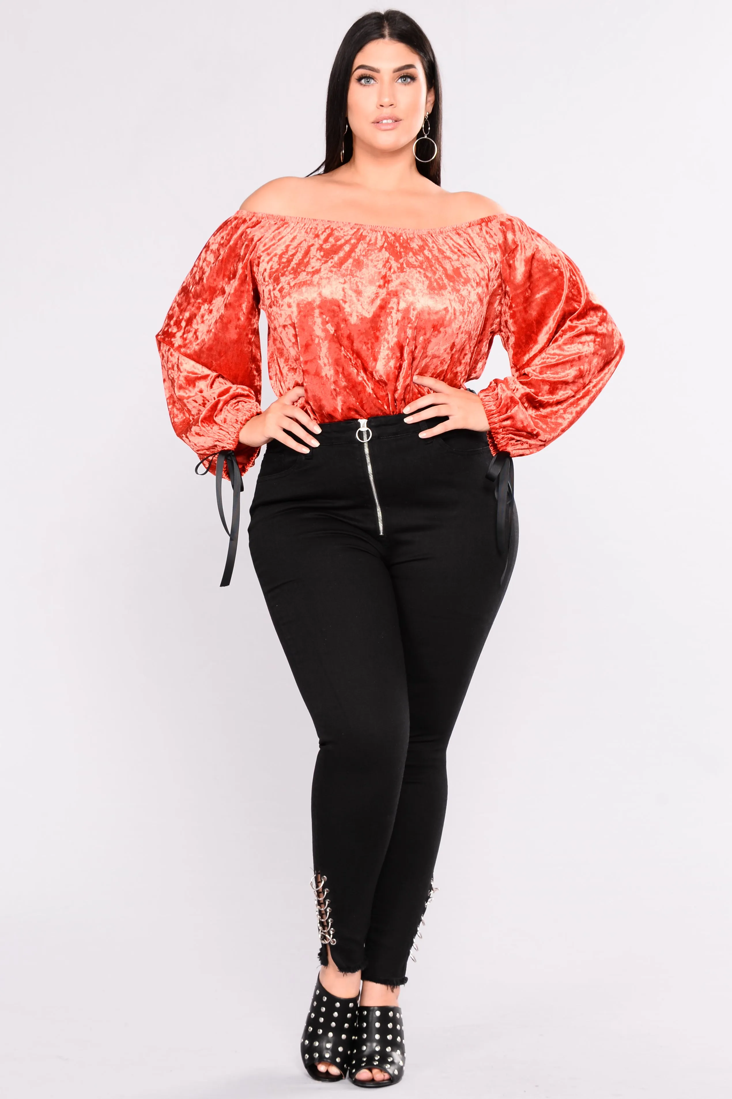 Abree High Rise Jeans - Black