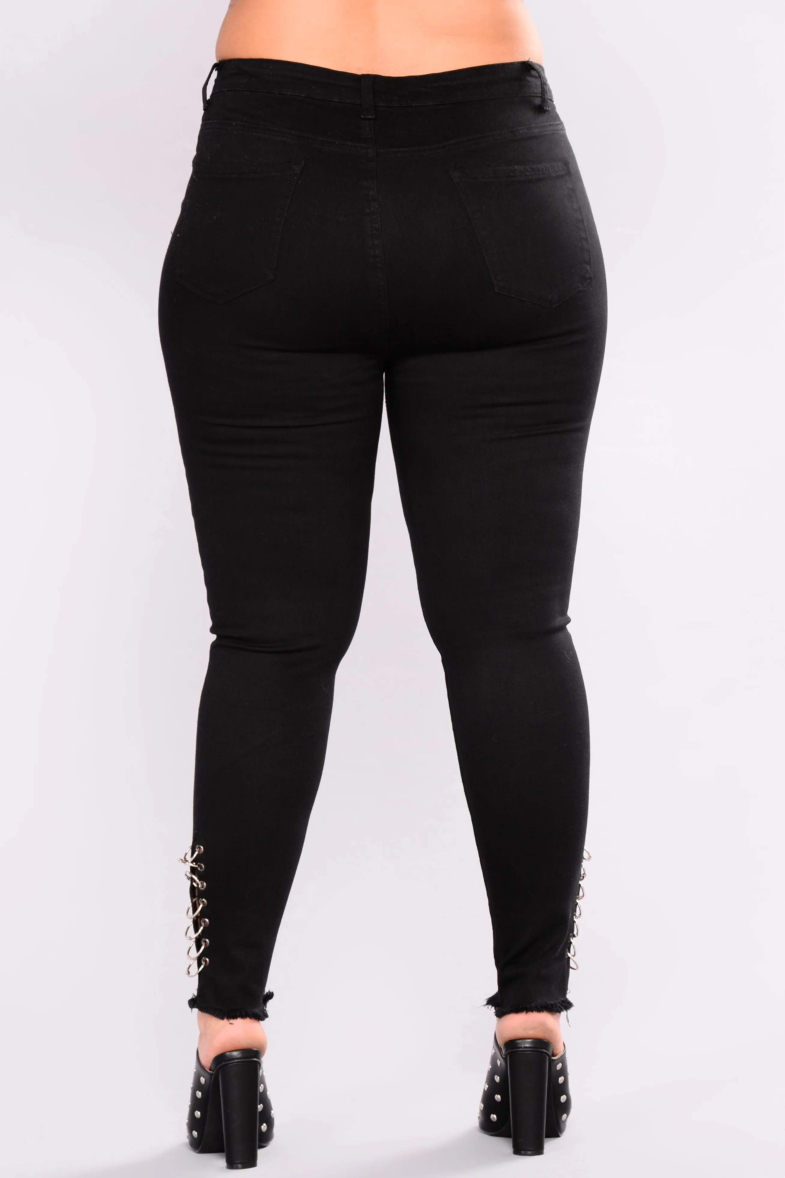 Abree High Rise Jeans - Black