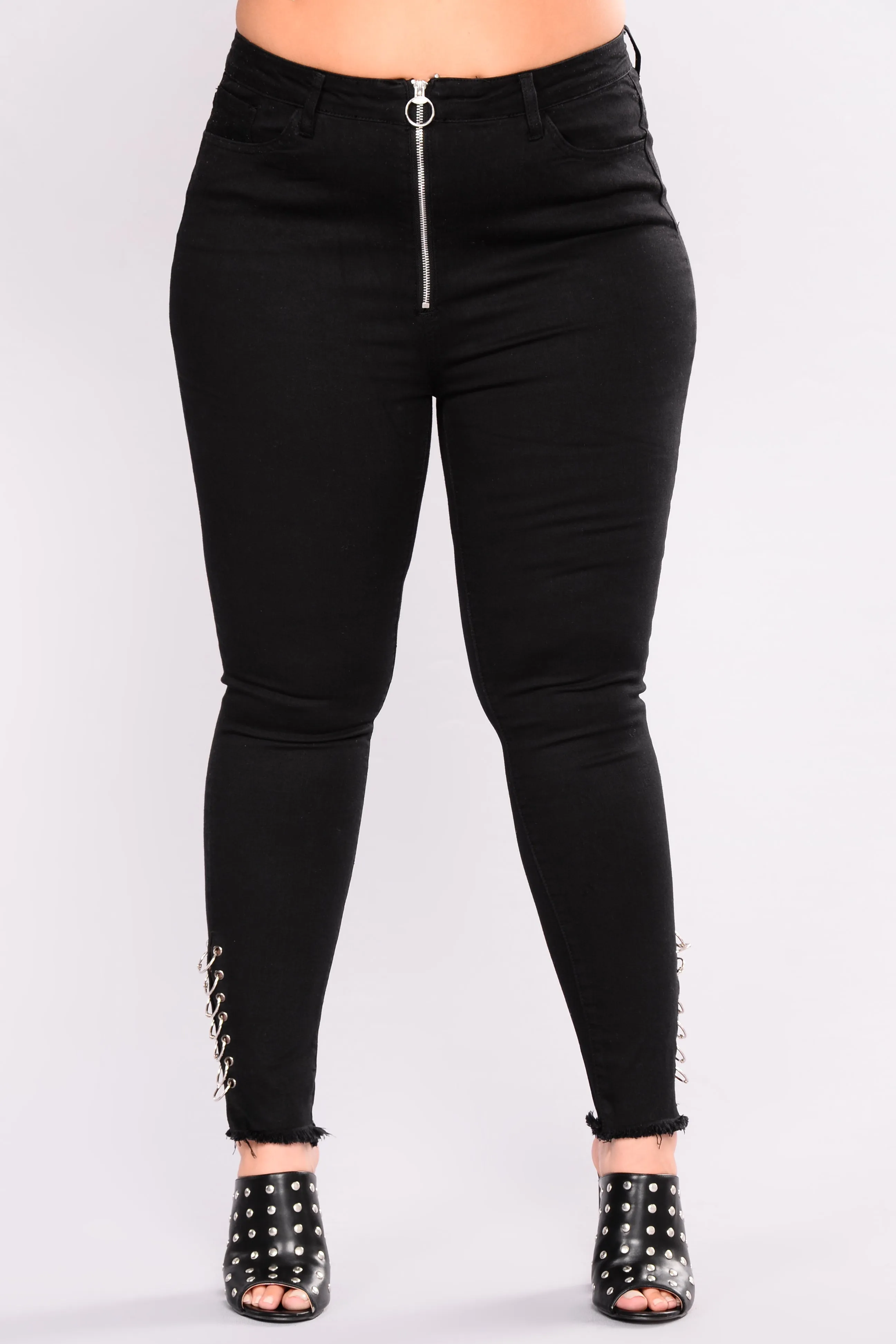 Abree High Rise Jeans - Black