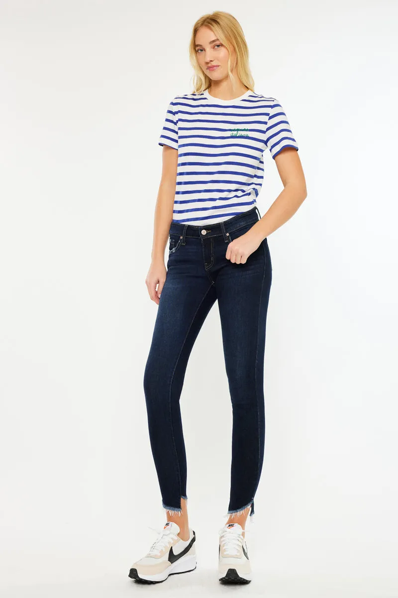 Alexa Low Rise Ankle Skinny Jeans