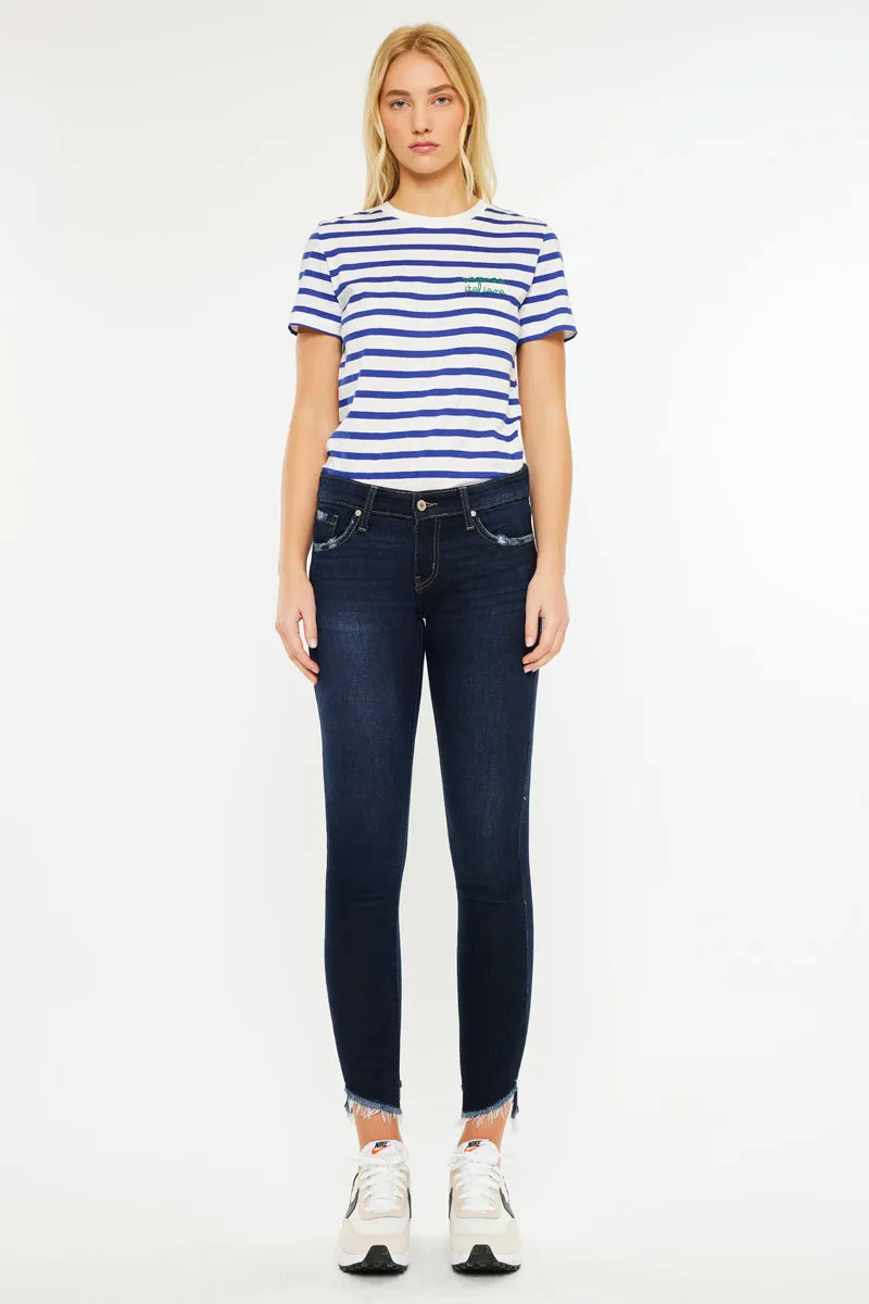 Alexa Low Rise Ankle Skinny Jeans