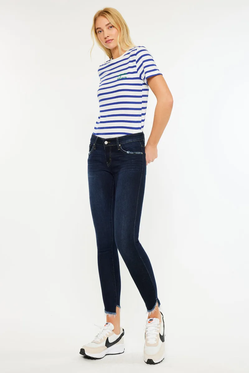 Alexa Low Rise Ankle Skinny Jeans