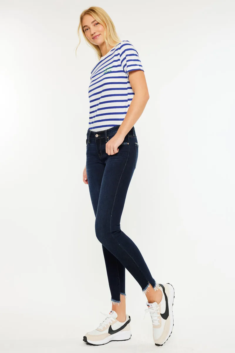 Alexa Low Rise Ankle Skinny Jeans