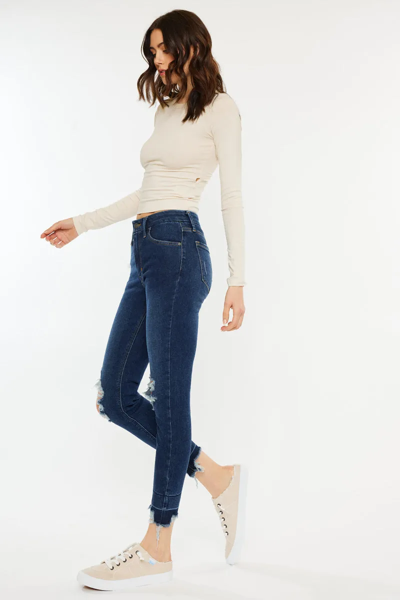 Angelise High Rise Ankle Skinny Jeans