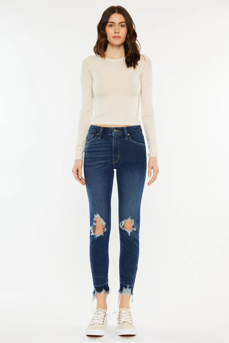 Angelise High Rise Ankle Skinny Jeans