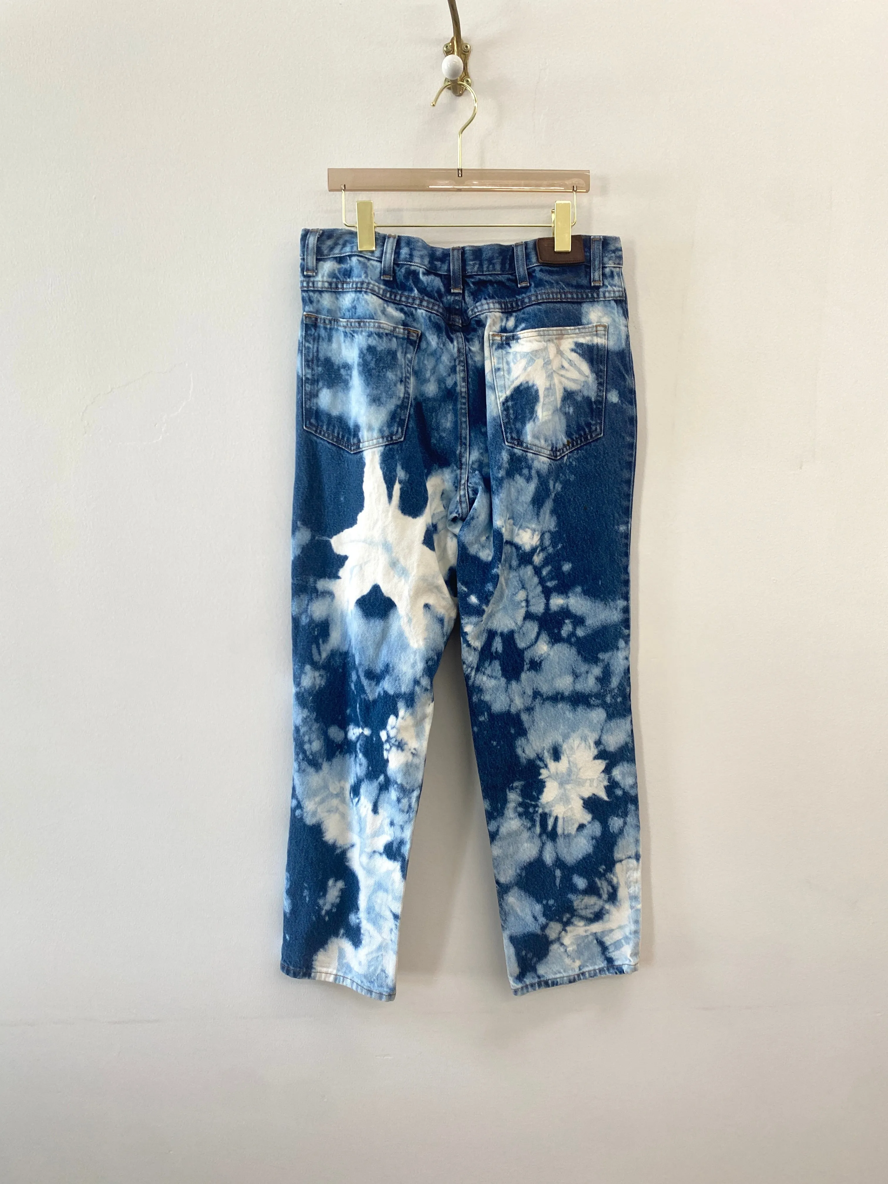 Blue Acid Wash Jeans (Reworked)