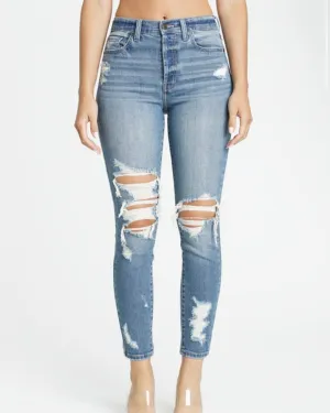 Brandon Super High Rise Jeans (Medium Wash)