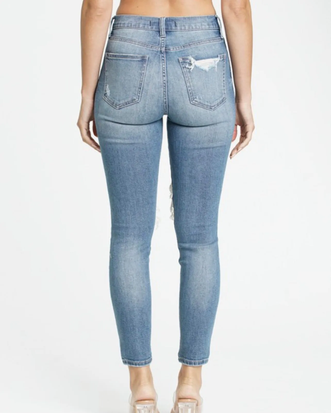 Brandon Super High Rise Jeans (Medium Wash)