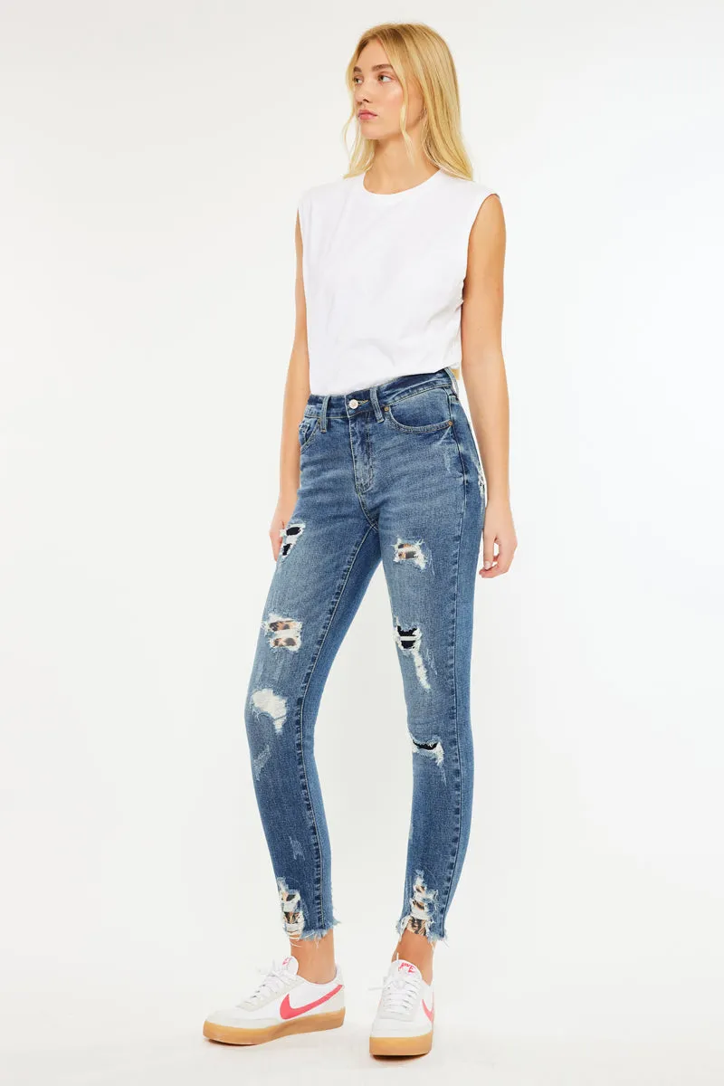 Carlita High Rise Ankle Skinny Jeans