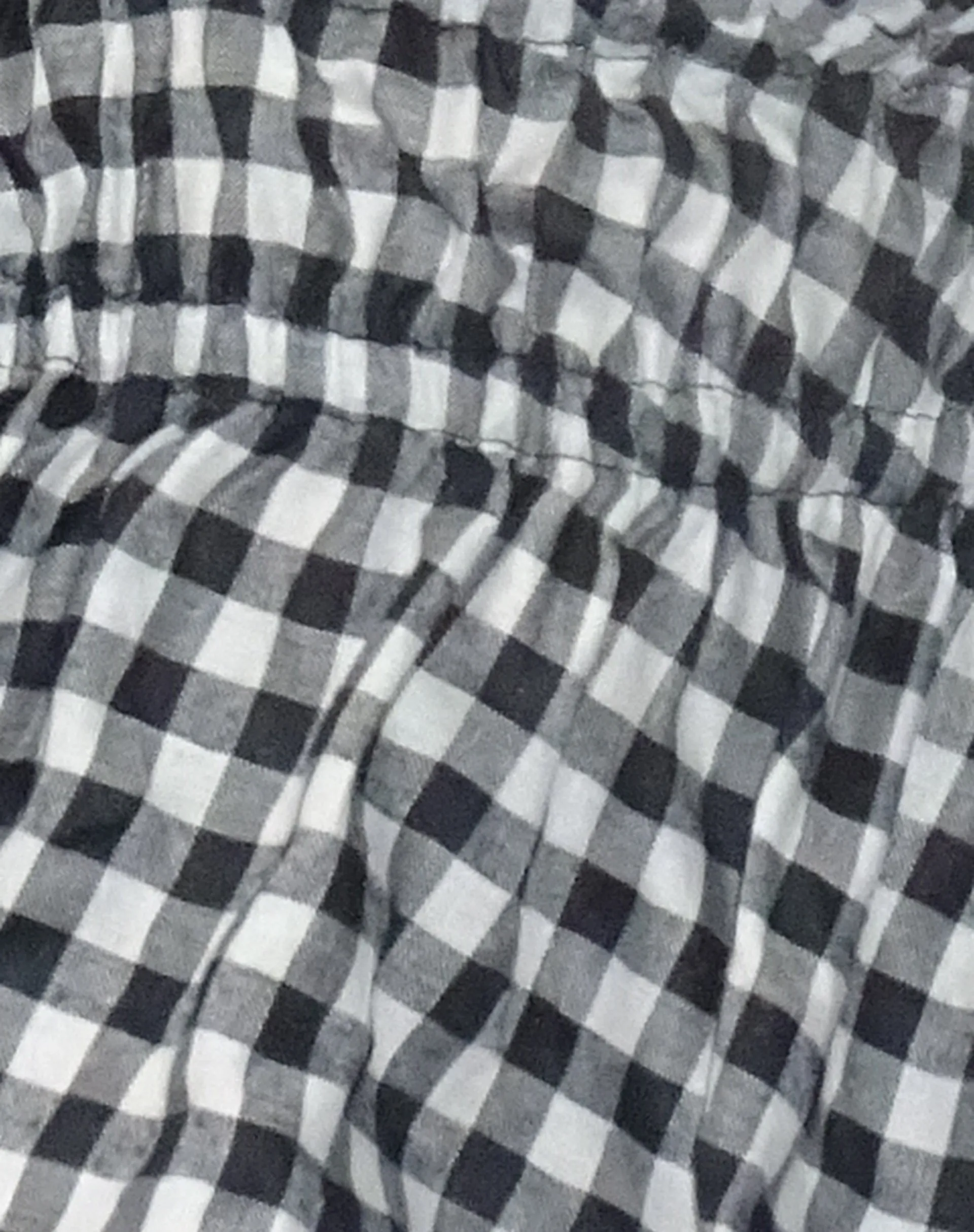 Dilara Cami Top in Black and White Gingham