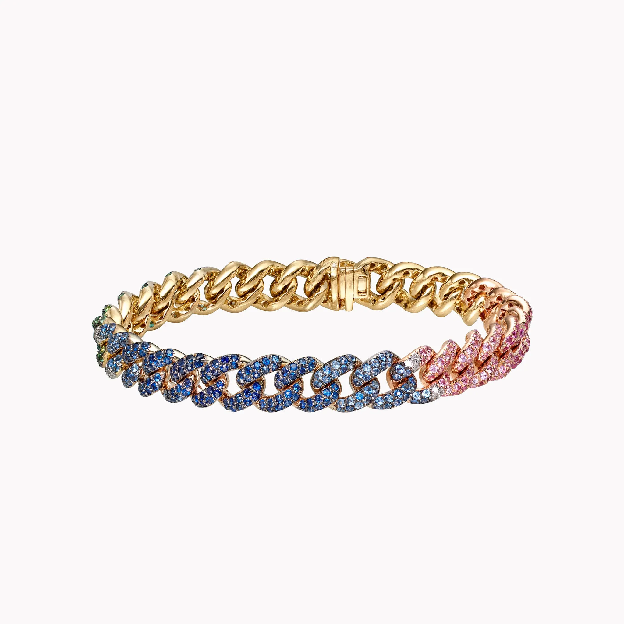 Medium Rainbow Link Bracelet