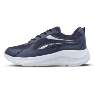 Men's Lace-up Sports Shoe - WS9628 Navy Blue