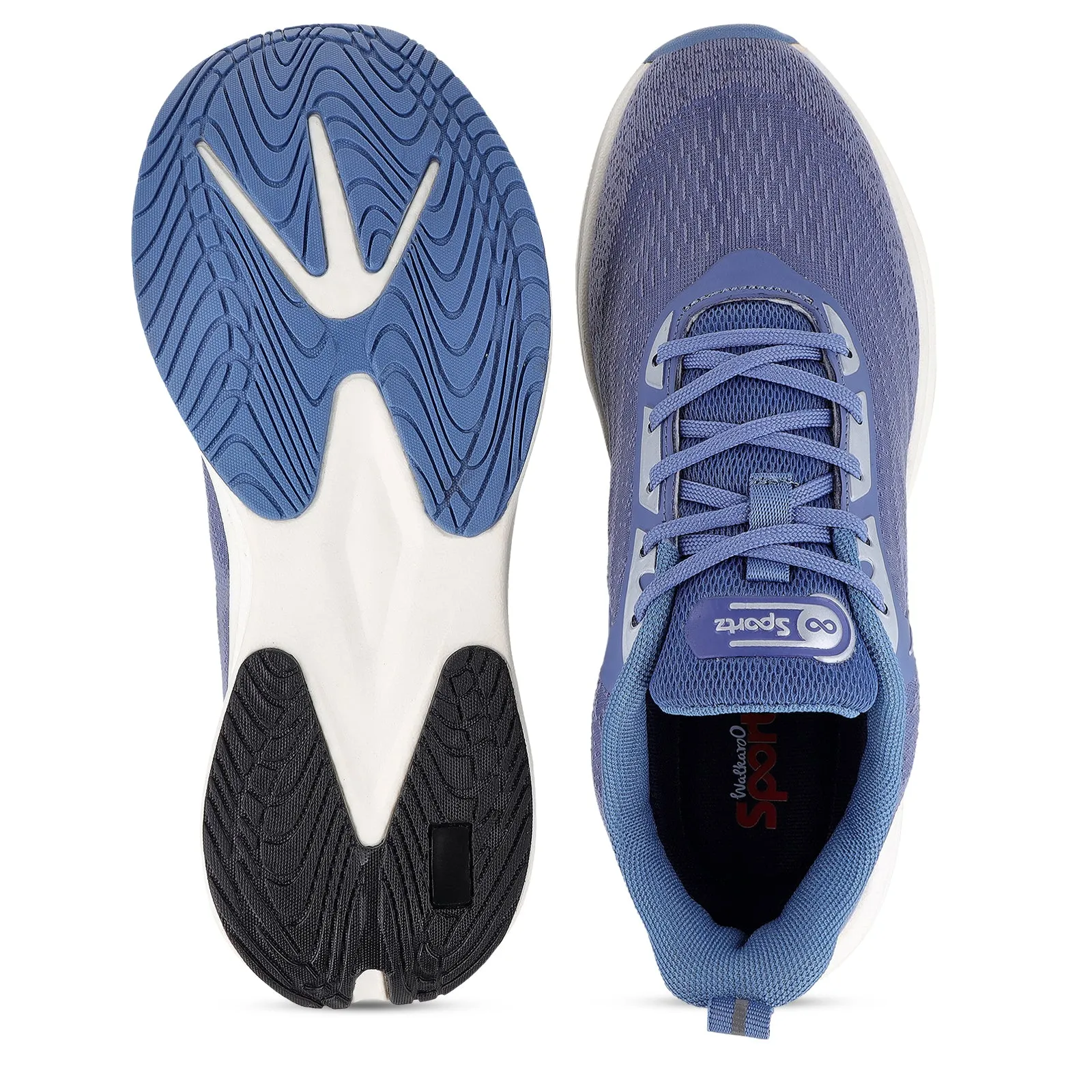 Men's Lace-up Walking Shoes - WS9146 Steel Blue