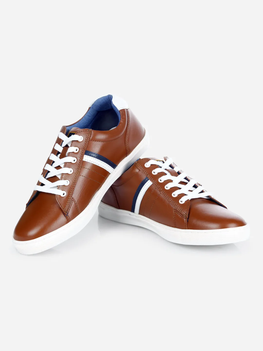 Men's Tan Lace Up  Casual Sneaker (ID3056)