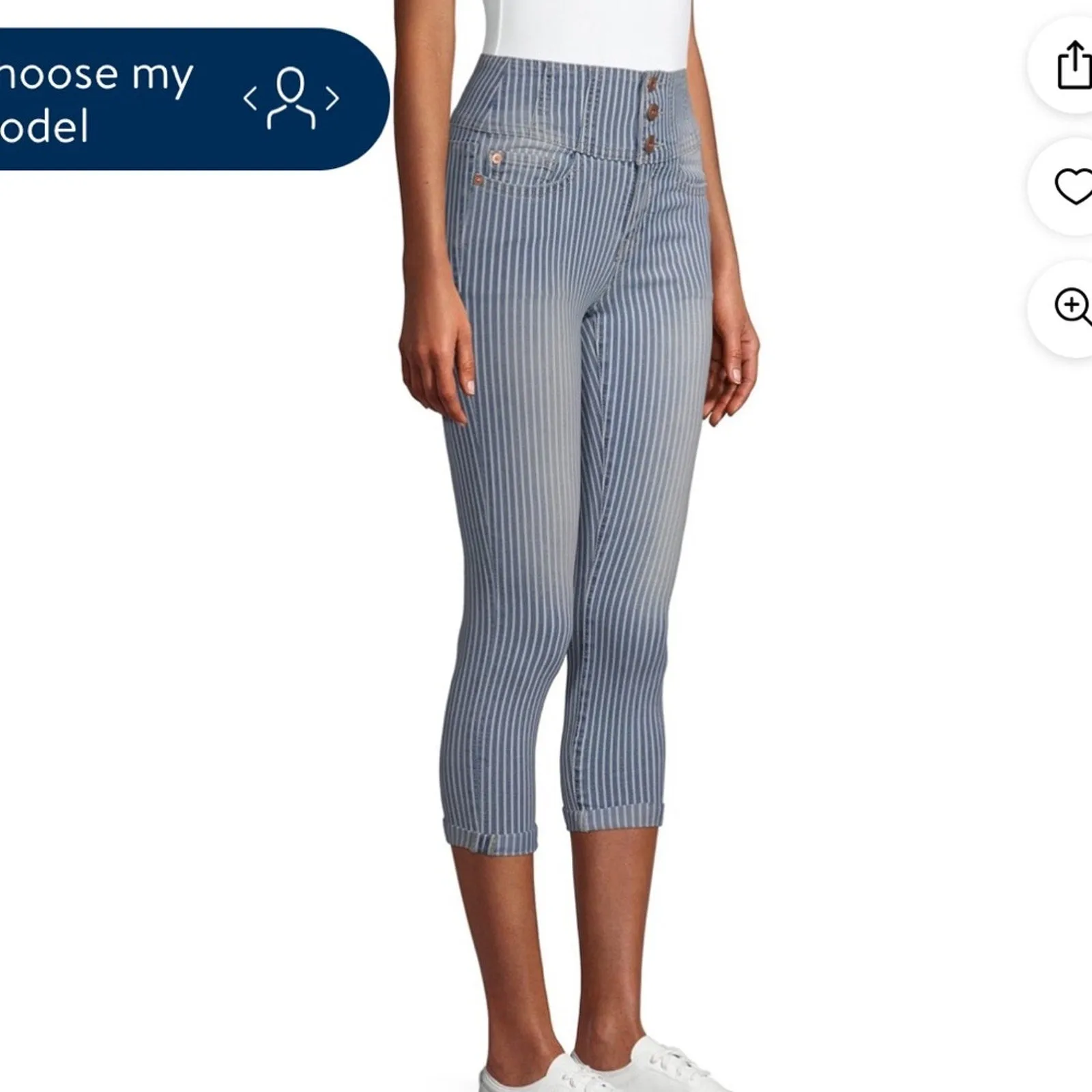 NOBO High Rise Sculpted Skinny Crop Jeans