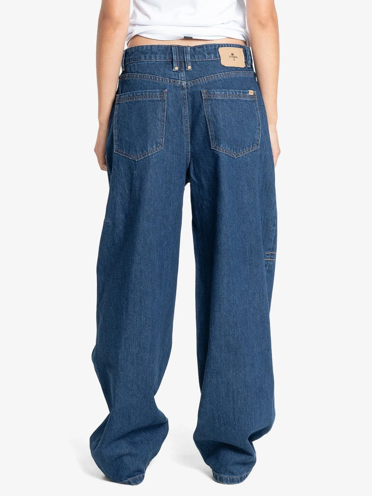 Tony Low Rise Big Baggy Jean - Double Indigo Rinse