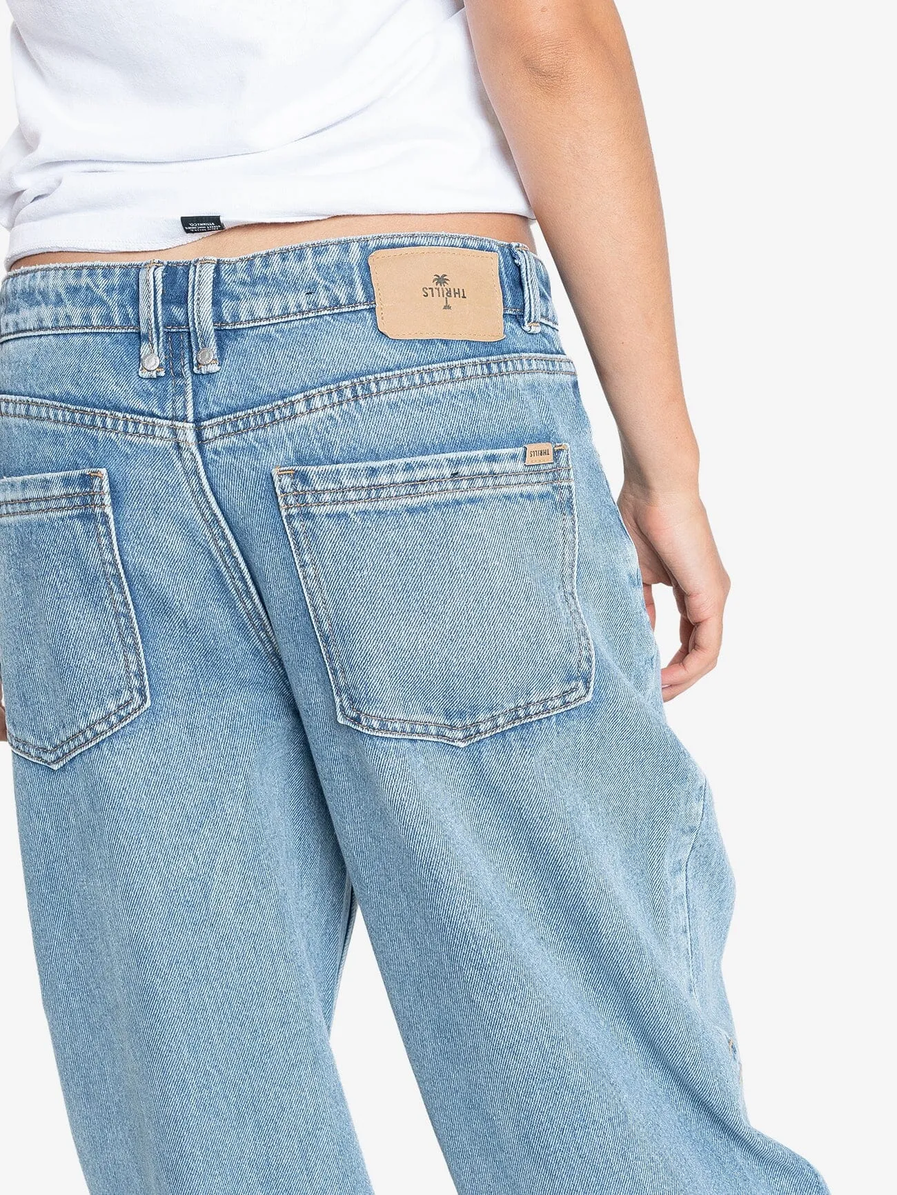 Tony Low Rise Big Baggy Jean - Vintage Timeworn Blue