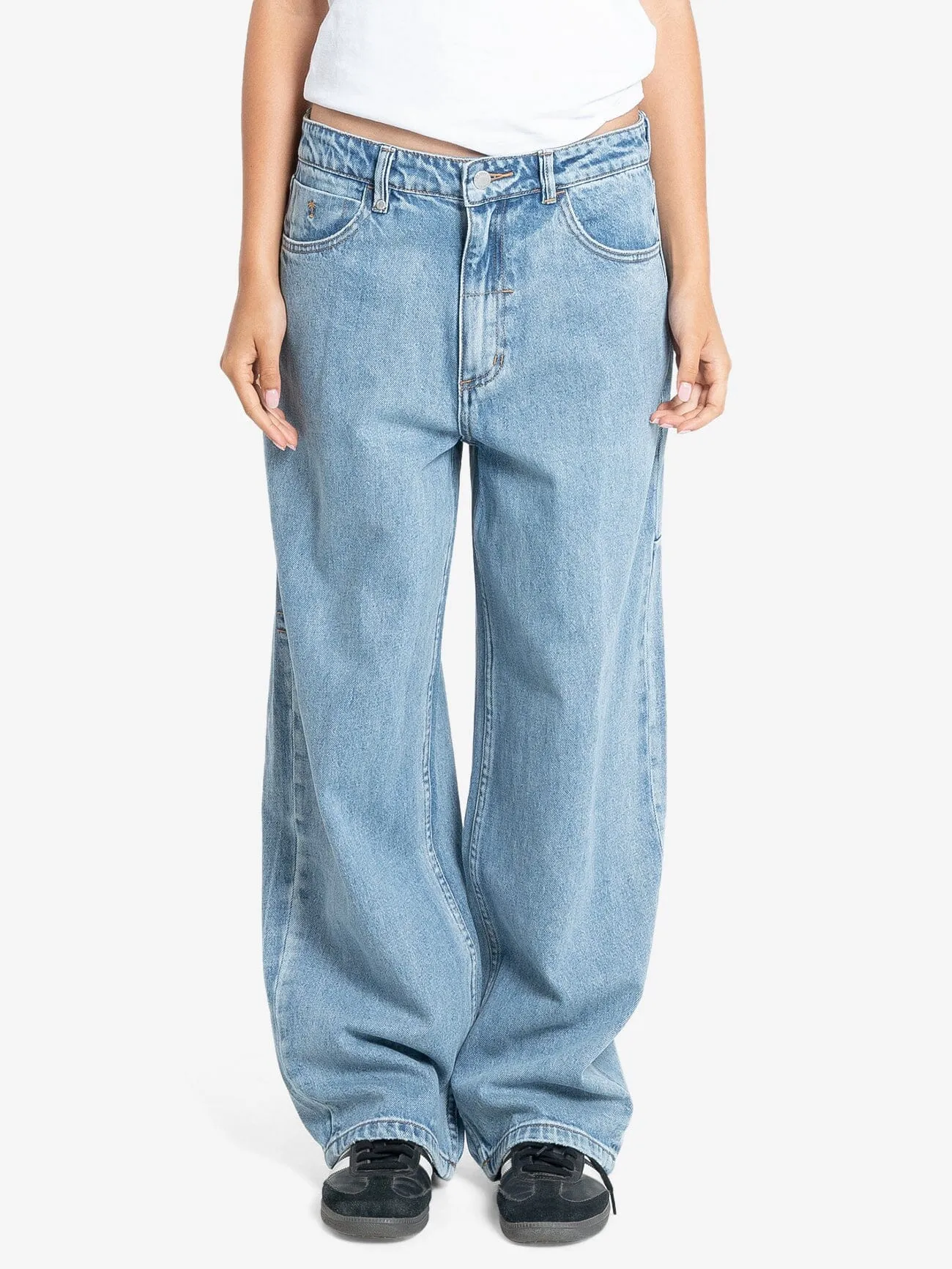 Tony Low Rise Big Baggy Jean - Vintage Timeworn Blue