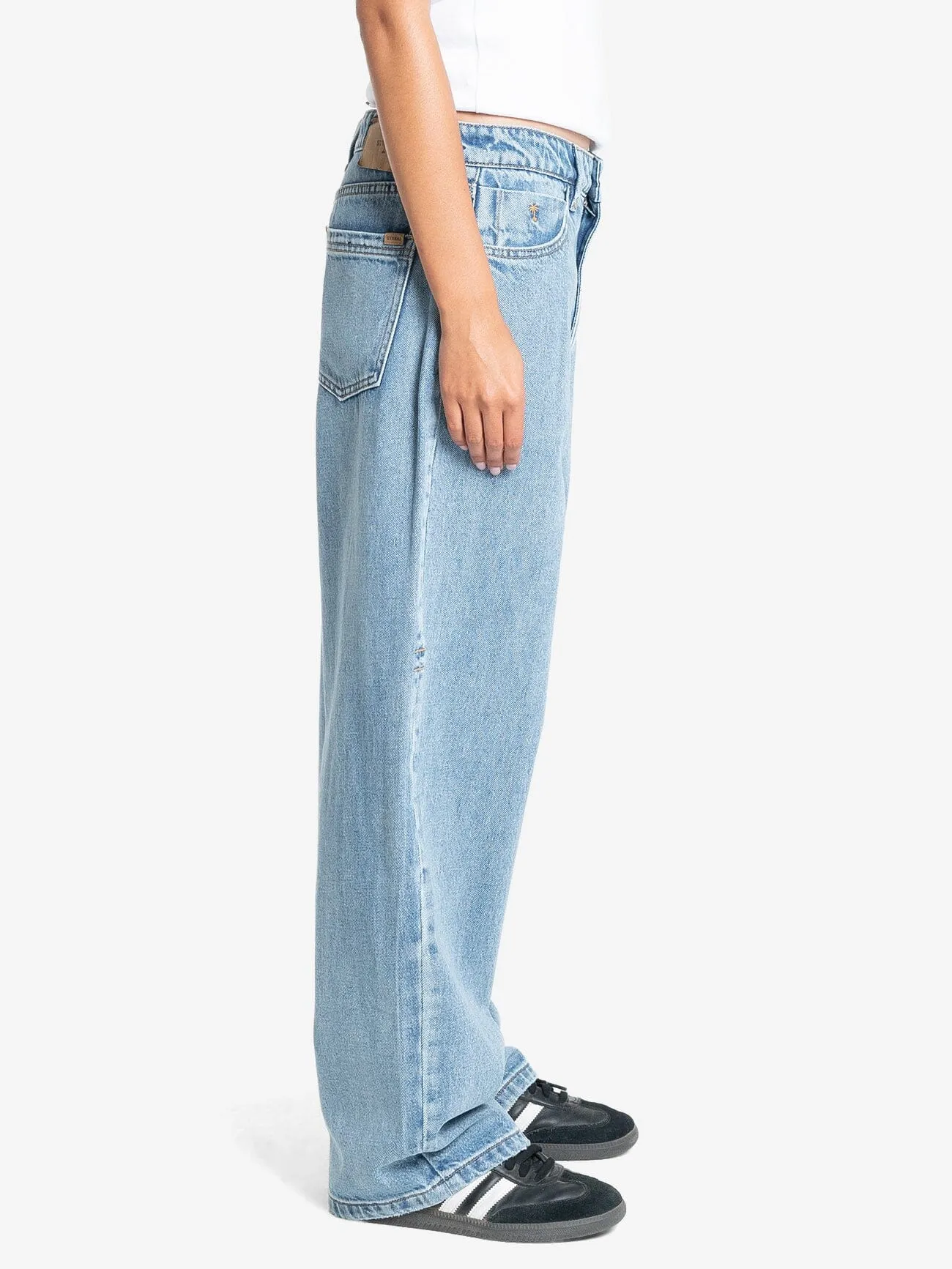 Tony Low Rise Big Baggy Jean - Vintage Timeworn Blue