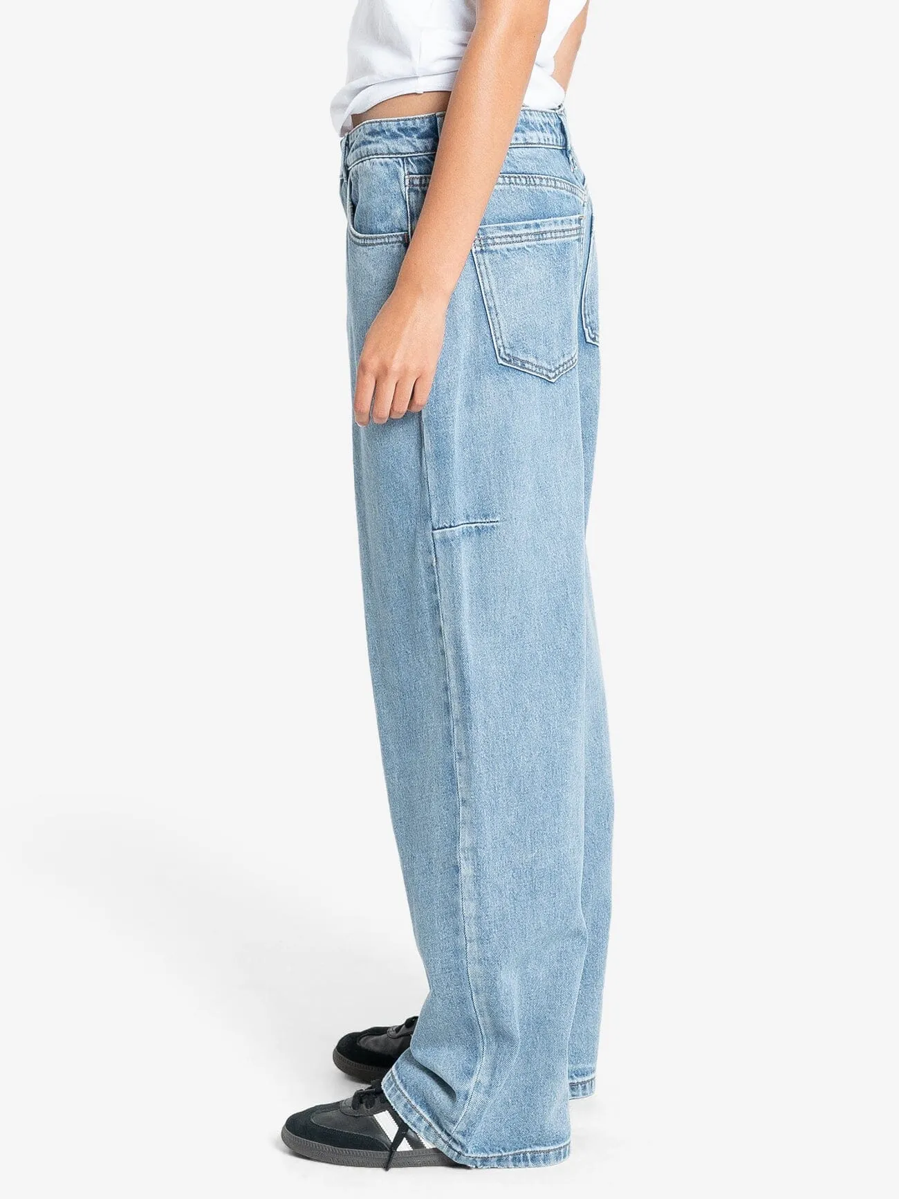Tony Low Rise Big Baggy Jean - Vintage Timeworn Blue