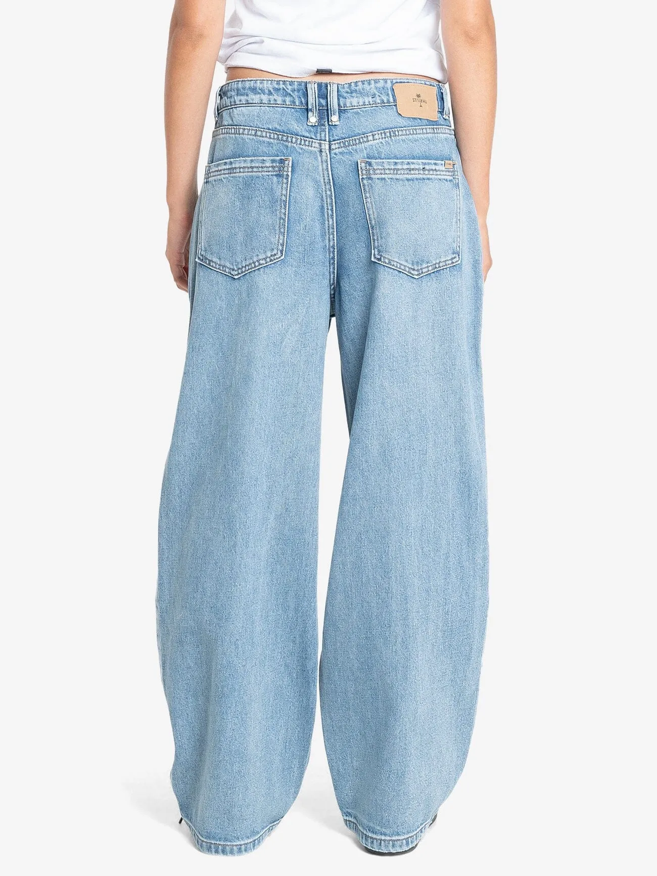 Tony Low Rise Big Baggy Jean - Vintage Timeworn Blue