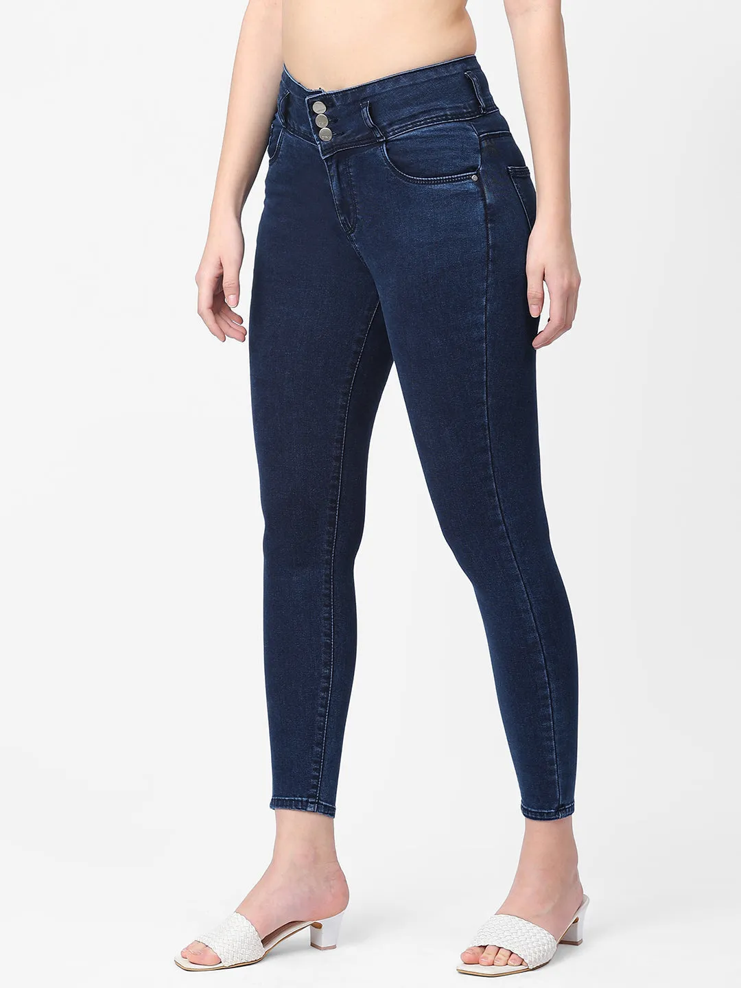 Women High-Rise Skinny Fit Jeans
