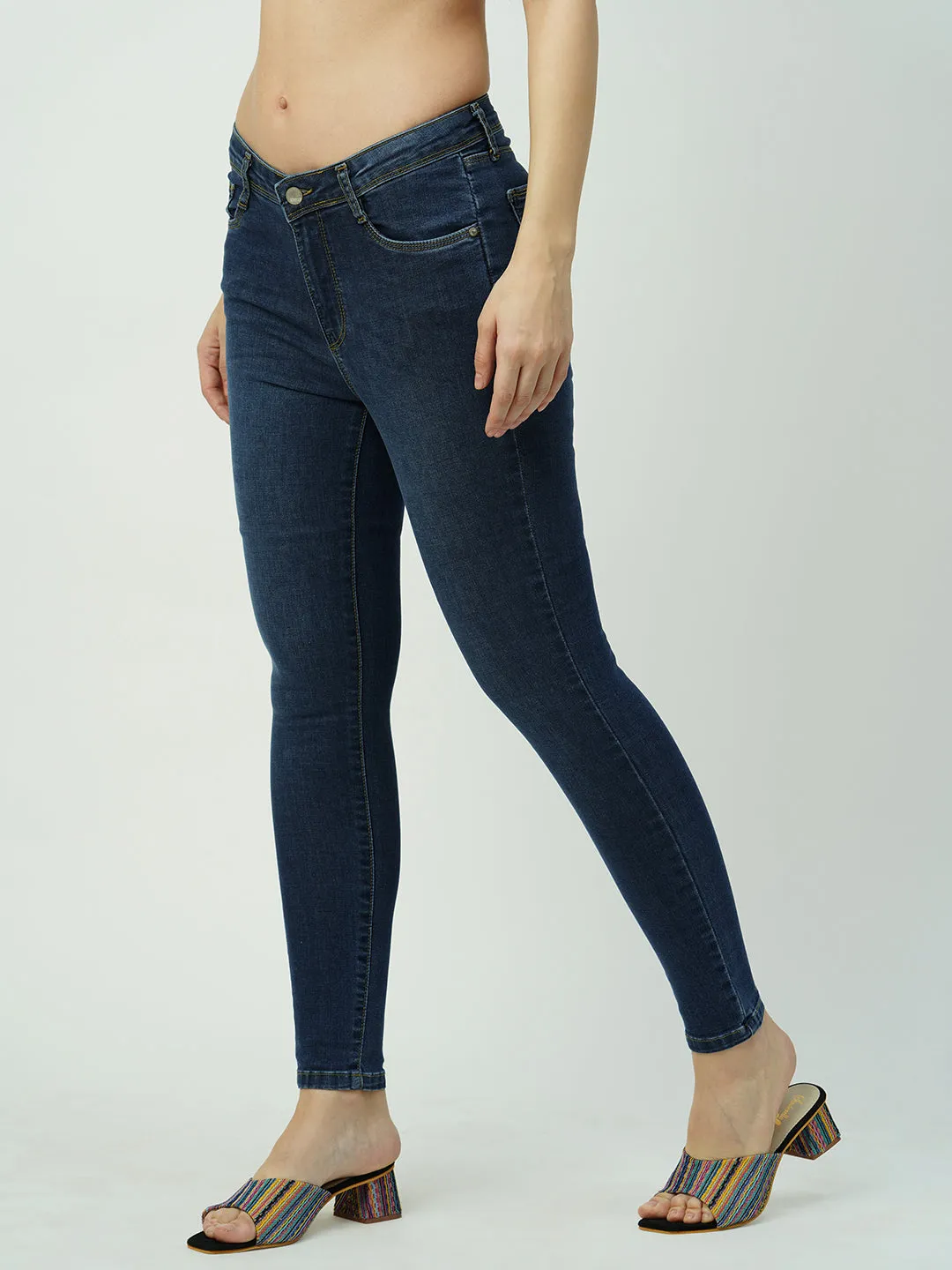 Women High-Rise Slim Skinny Jeans