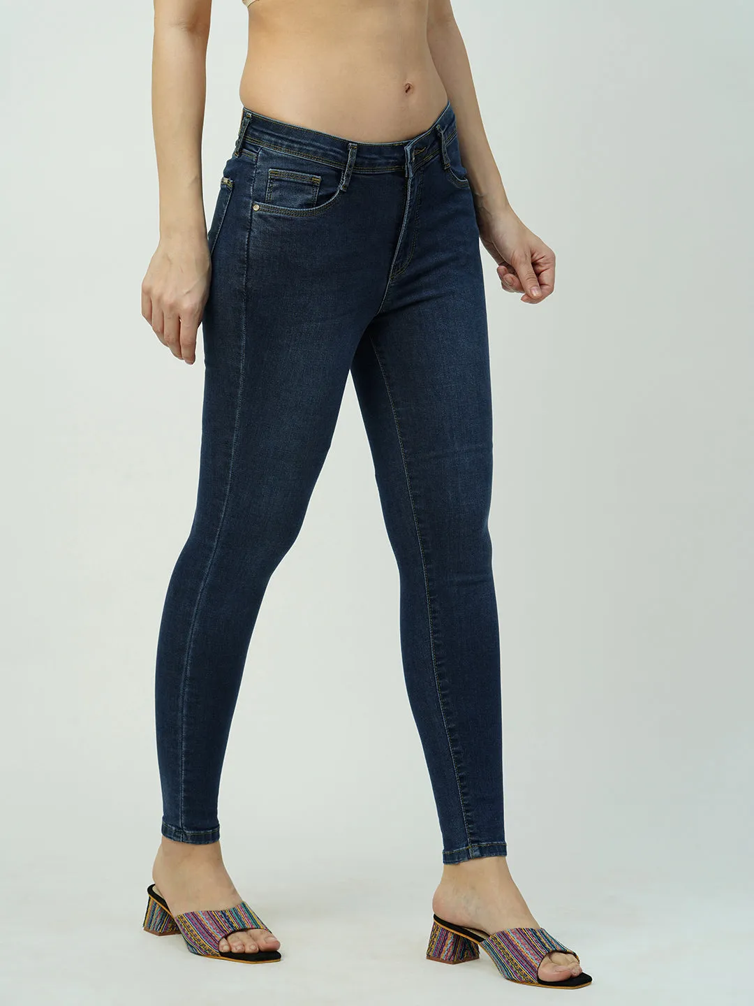 Women High-Rise Slim Skinny Jeans