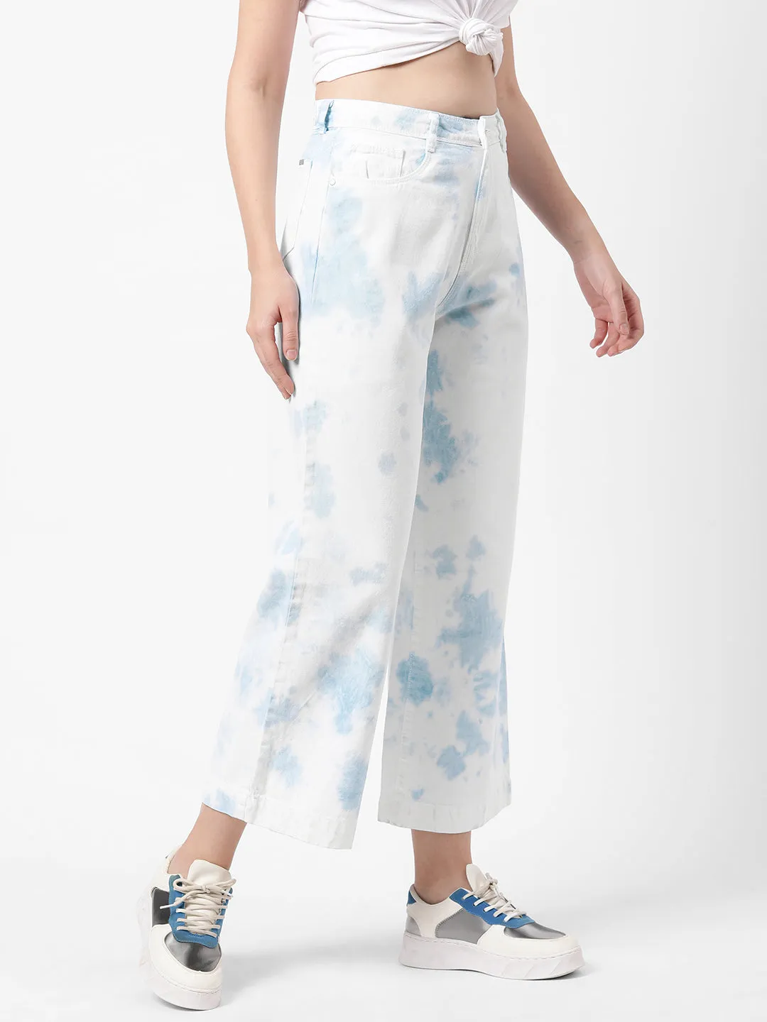 Women High-Rise Wide Leg Jeans