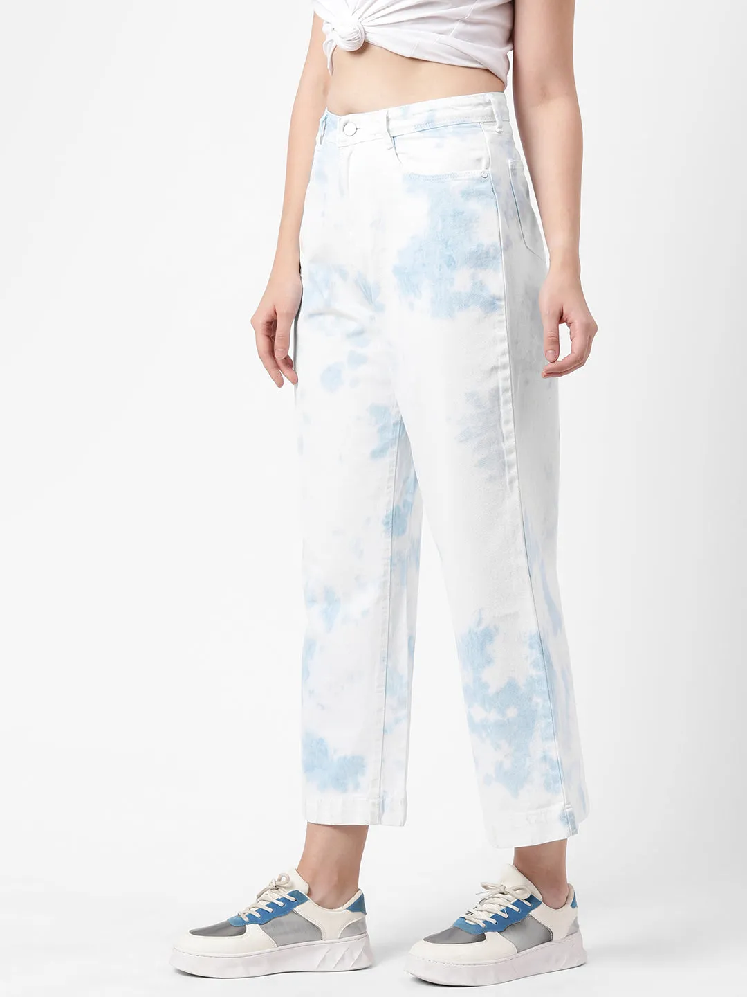 Women High-Rise Wide Leg Jeans
