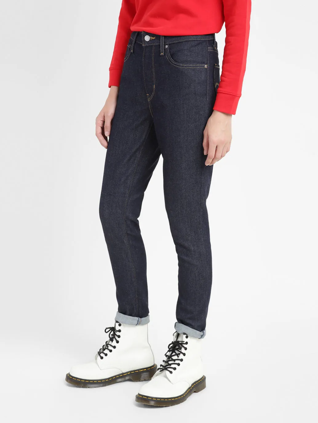 Women's 721 Indigo Skinny Fit High Rise Jeans