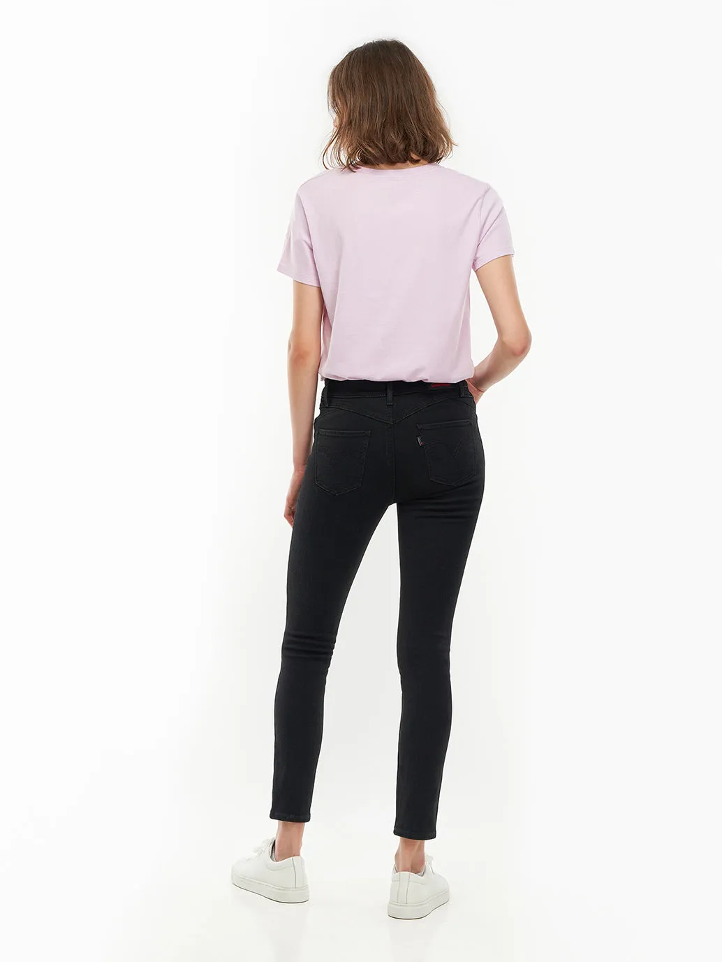 Women's Black Skinny Fit High Rise Jeans
