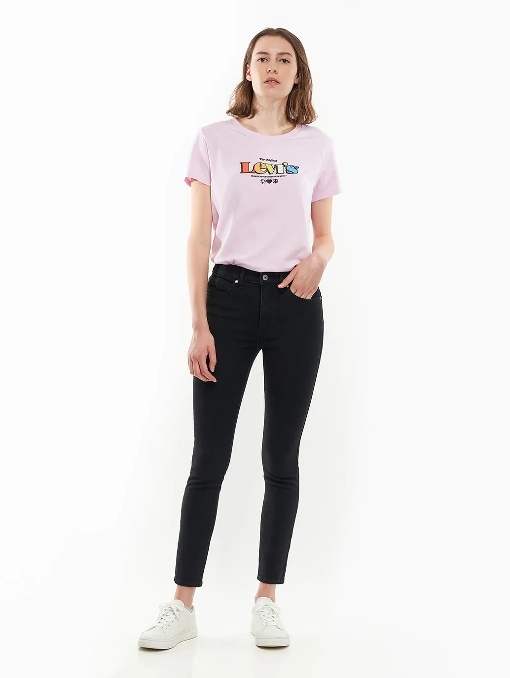 Women's Black Skinny Fit High Rise Jeans