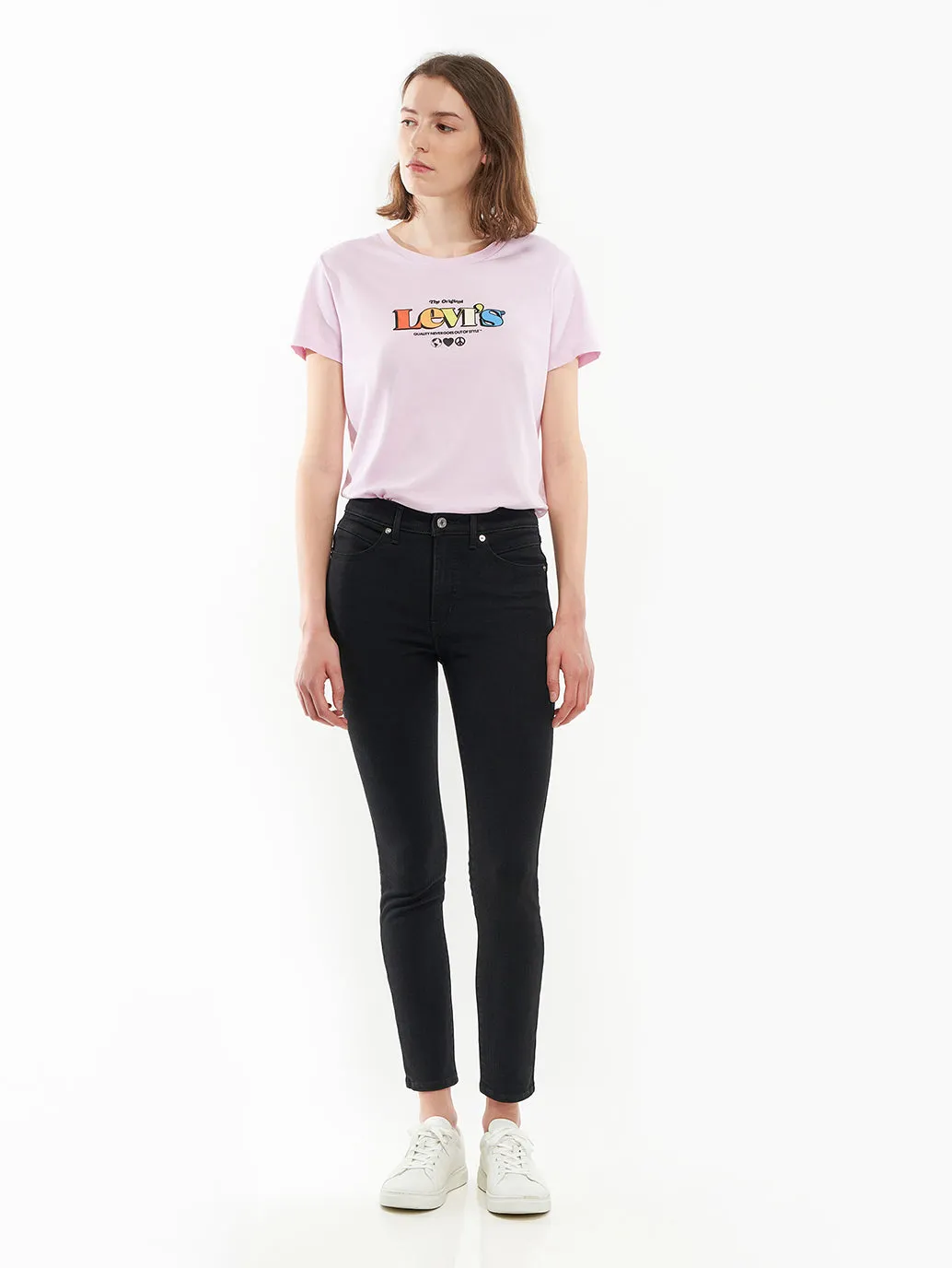 Women's Black Skinny Fit High Rise Jeans