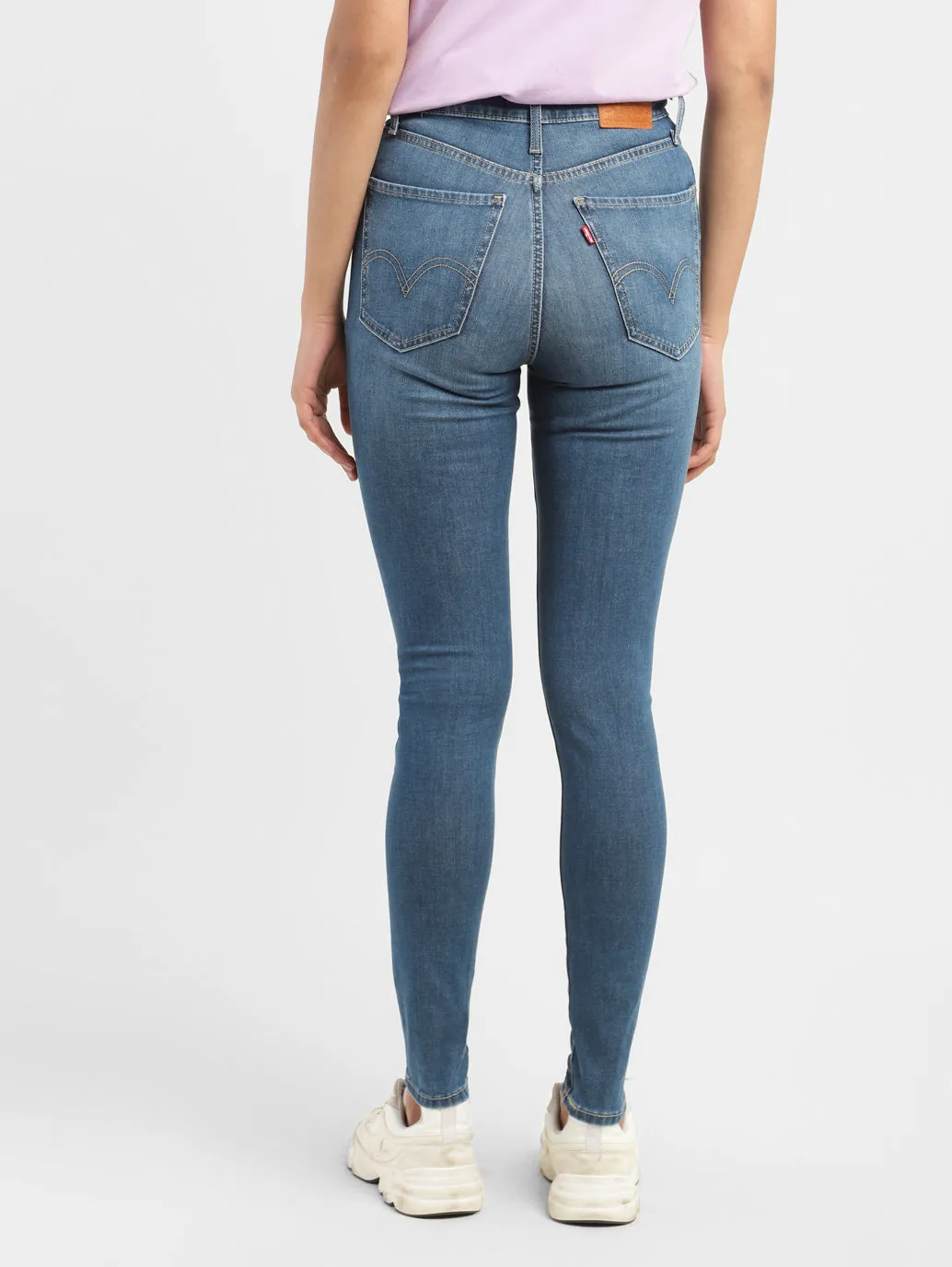 Women's Blue Skinny Fit High Rise Jeans