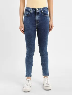 Women's Indigo Skinny Fit High Rise Jeans