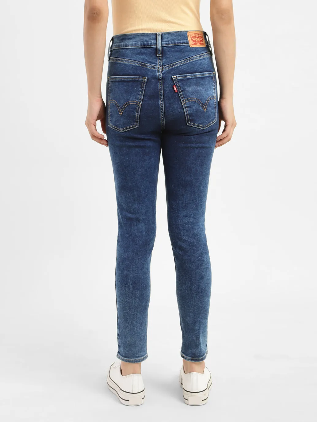 Women's Indigo Skinny Fit High Rise Jeans