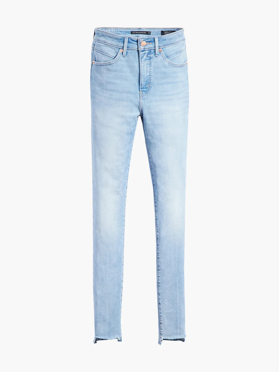 Women's Light Blue Skinny Fit High Rise Jeans